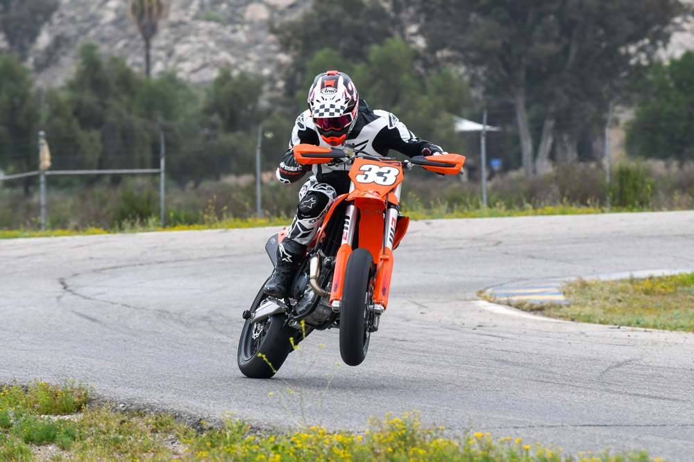2025 KTM 450 SMR wheelie 2025 KTM 450 SMR wheelie