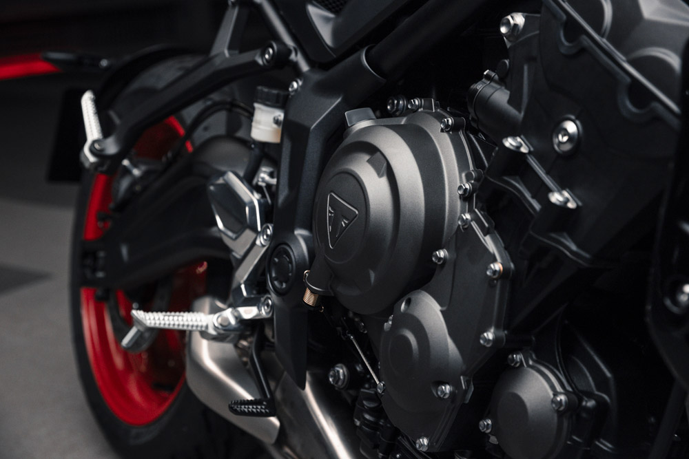 2026 Triumph Trident Triple Tribute SE engine
