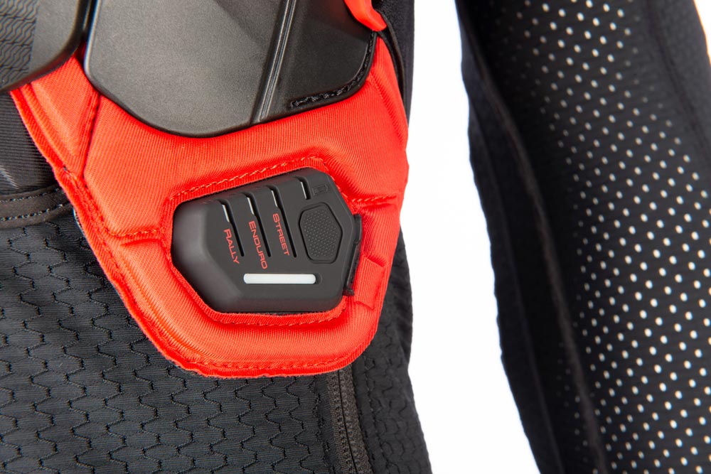 Alpinestars Tech-Air Off-Road System activation switch