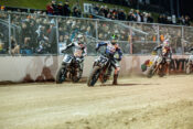 Briar Bauman #3, Dallas Daniels #32, Brandon Robinson #44. Photo Courtesy of American Flat Track/Tim Lester