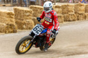 Dan Bromley at Ventura Raceway in 2024. Photo American Flat Track-Tim Lester