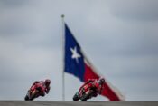 Ducati Lenovo teammates Pecco Bagnaia (63) and Marc Marquez (93)