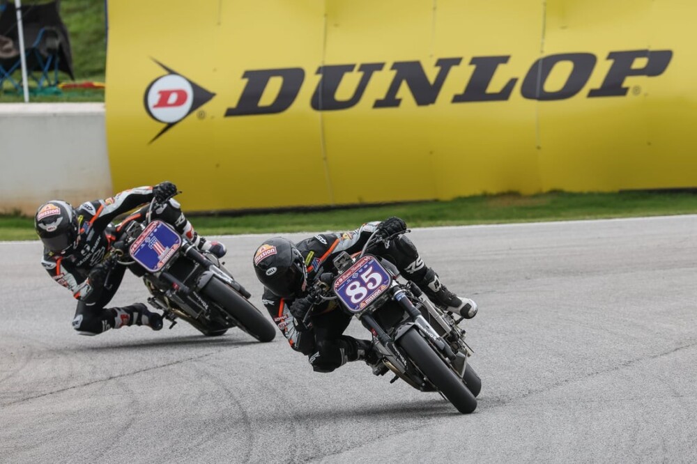Jake Lewis (85) Cory West (1) MotoAmerica Road Atlanta 2025