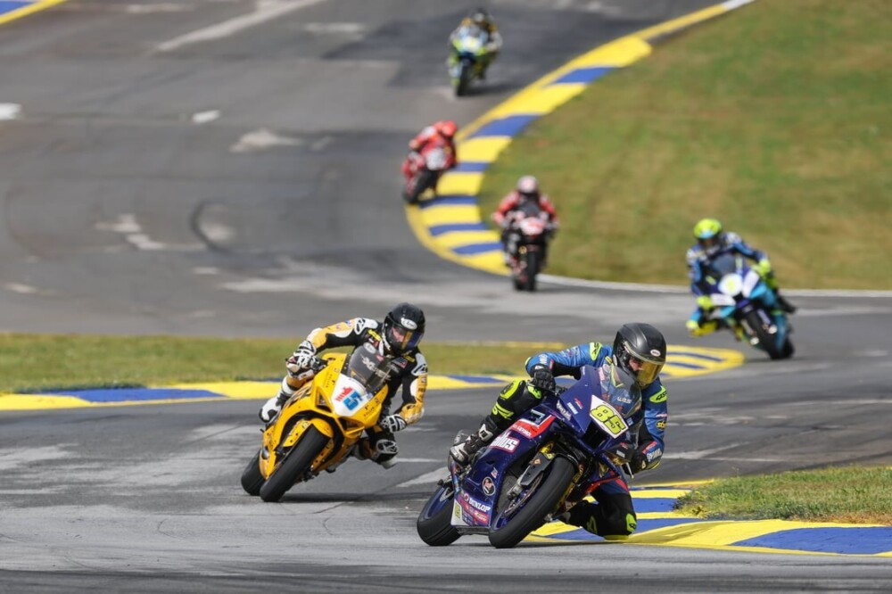 Jake Lewis (85) PJ Jacobsen (15) MotoAmerica Road Atlanta 2025