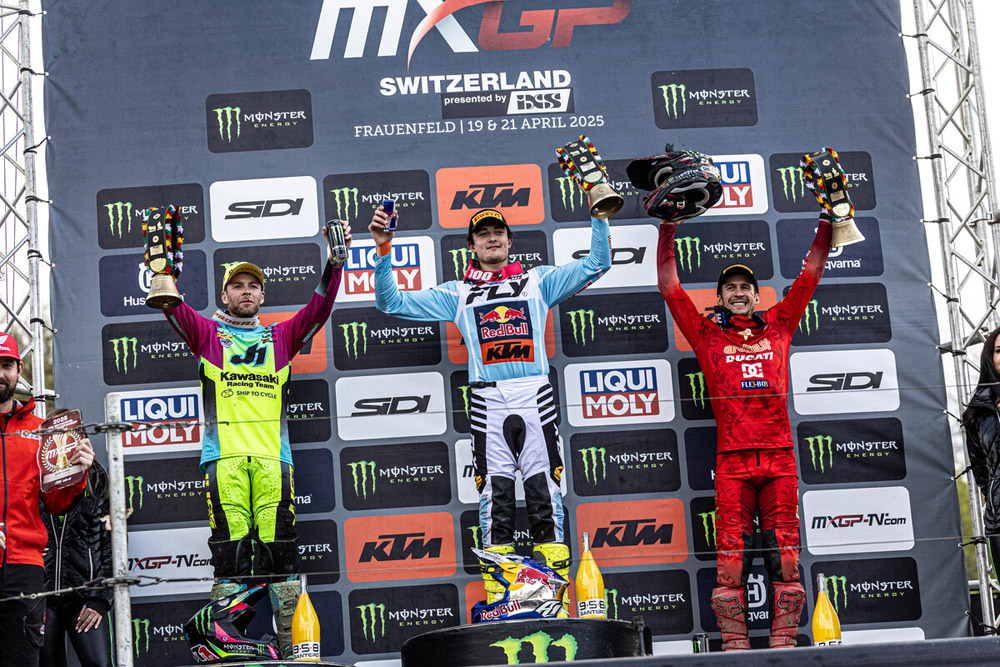 2025 MXGP of Switzerland podium