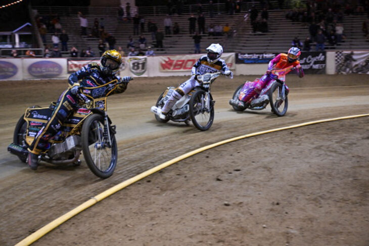 Ruml, Nicol, Green at March 2025 Industry Speedway