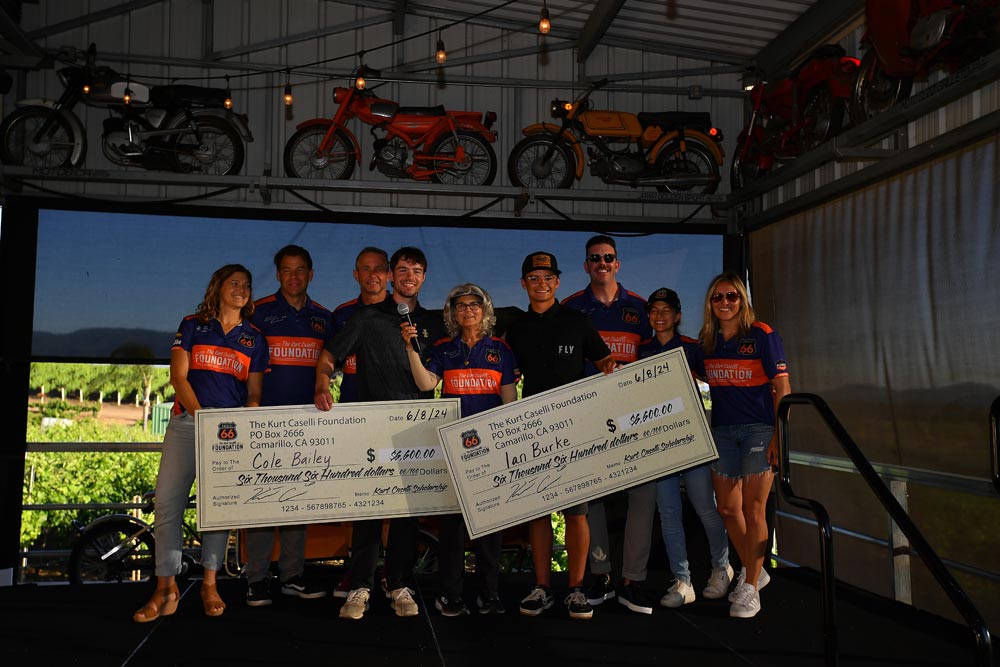 scholarship winners 2024 KCF MotoDoffo Fundraiser