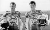 Schwantz and Chandler at SuzukiGP in 1992