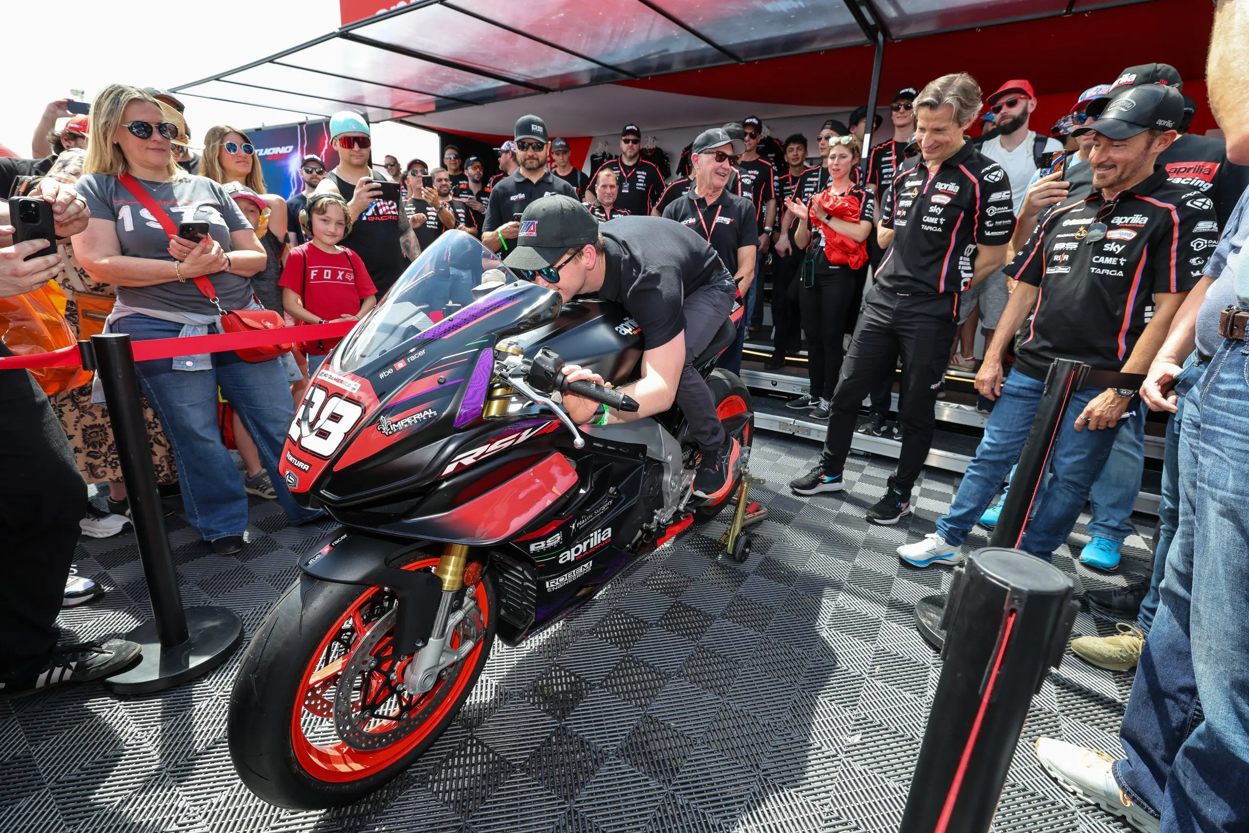 Cory Ventura Aprilia RSV4 1100 MotoAmerica Stock 1000